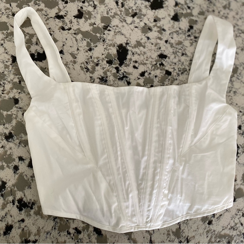 White Corset Top